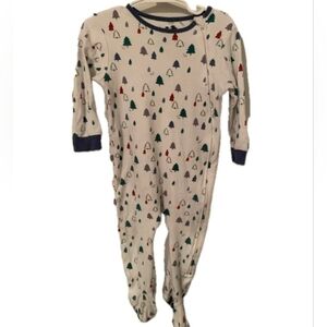 Kids Tree Pattern Footed Onesie